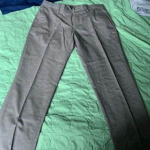 Banana Republic Brown Plaid Dress Pant 29 Waist.
